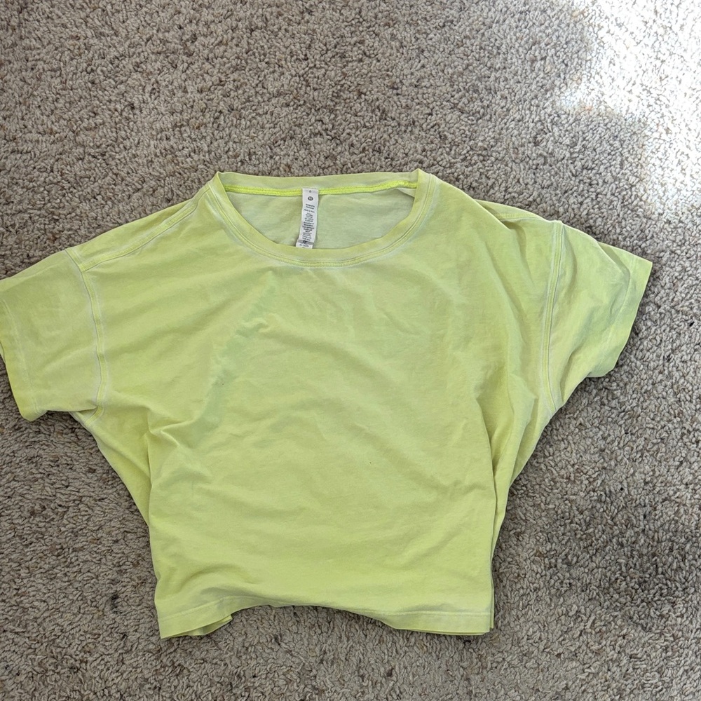 Lululemon Athletica Light Green Tee